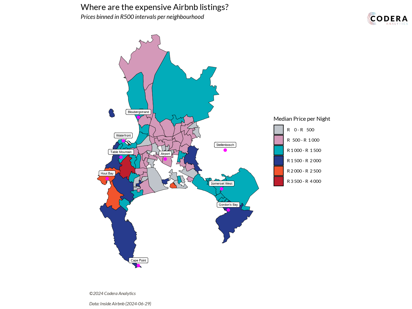 Where are Cape Town&rsquo;s most expensive Airbnbs?